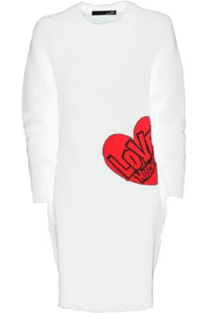 Moschino Donna, Abiti, Bianco, M, new