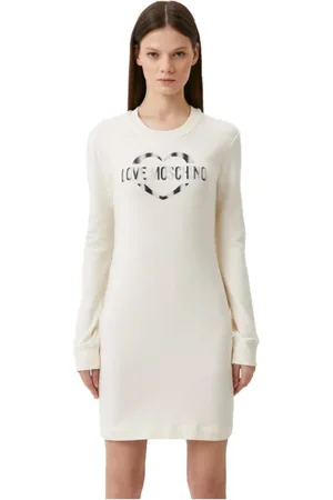 Moschino Donna, Abiti, Bianco, M, new