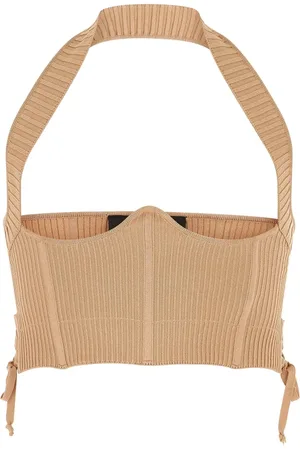 ANDREA ADAMO Donna, Top, Marrone, S, new