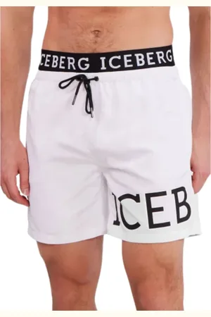 Iceberg Uomo, Costumi da bagno, Bianco, L, new