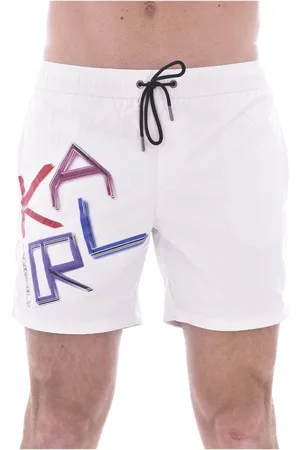 Karl Lagerfeld Uomo, Costumi da bagno, Bianco, S, new