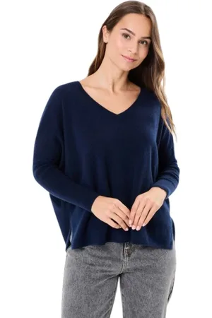 ABSOLUT CASHMERE Donna, Maglie, Blu, S, new
