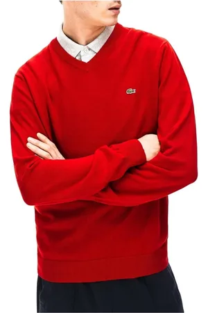 Lacoste Uomo, Maglie, Rosso, S, new