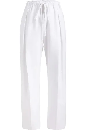 Khaite Donna, Pantaloni, Bianco, M, new