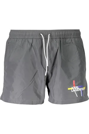 Karl Lagerfeld Uomo, Costumi da bagno, Grigio, S, new