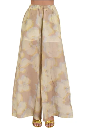 Roberto Collina Donna, Pantaloni, Multicolore, M, new
