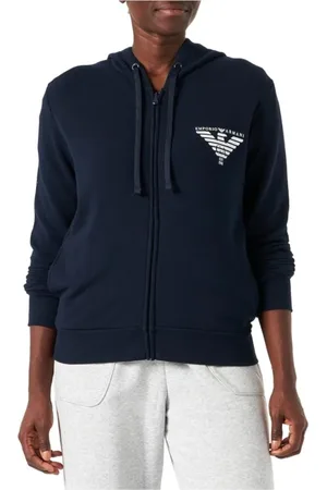 Emporio Armani Donna, Felpe, Blu, S, new