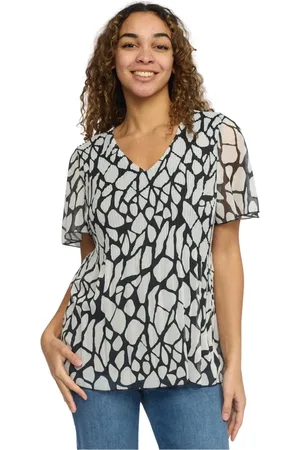 2-Biz Donna, Camicette , Nero, M, new