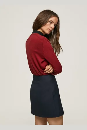 Pepe Jeans Donna, Maglie, Rosso, L, new