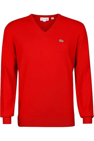 Lacoste Uomo, Maglie, Rosso, M, new