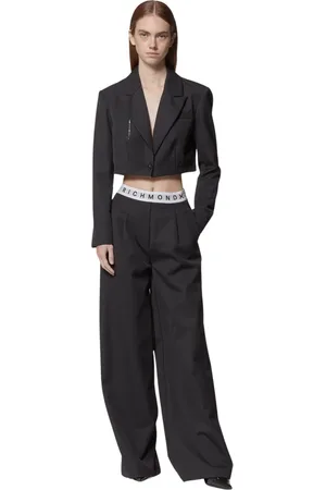 John Richmond Donna, Pantaloni, Nero, M, new