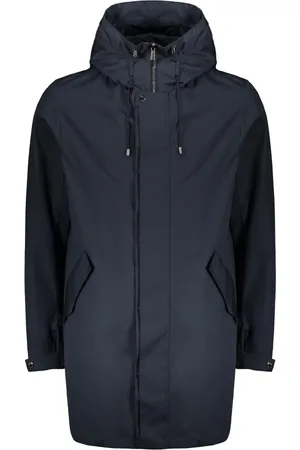 MOORER Uomo, Cappotti, Blu, L, new