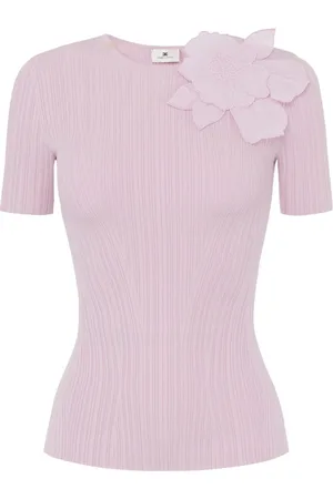 Elisabetta Franchi Donna, Maglie, Rosa, L, new