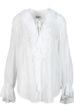 Dondup Donna, Camicette , Bianco, L, new