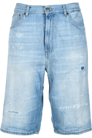 Dondup Uomo, Pantaloncini, Blu, W35, new