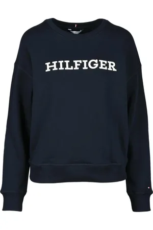 Tommy Hilfiger Donna, Felpe, Blu, M, new