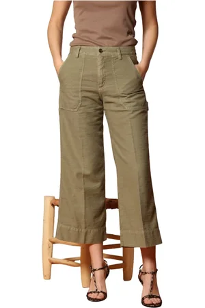 Masons Donna, Pantaloni, Verde, S, new