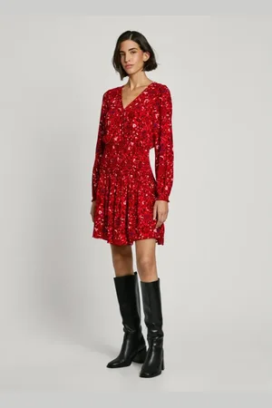 Pepe Jeans Donna, Abiti, Rosso, L, new