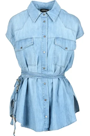 Dondup Donna, Camicette , Blu, XS, new