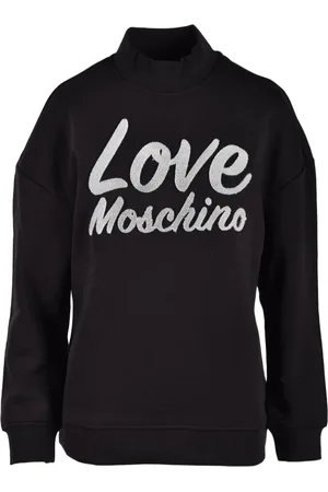 Moschino Donna, Felpe, Nero, M, new