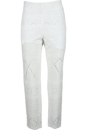 Giulia N Couture Donna, Pantaloni, Bianco, M, new