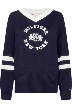 Tommy Hilfiger Donna, Maglie, Blu, L, new