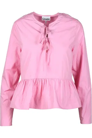Ganni Donna, Camicette , Rosa, XL, new