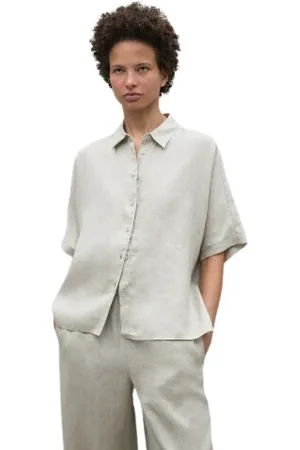 ECOALF Donna, Camicette , Grigio, S, new
