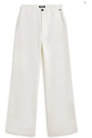 ECOALF Donna, Pantaloni, Bianco, XL, new