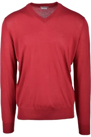 BALLANTYNE Uomo, Maglie, Rosso, XL, new