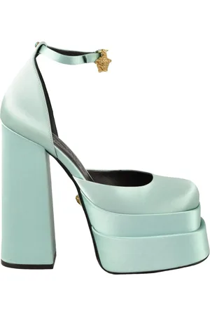VERSACE Donna, Scarpe, Blu, 38 EU, new