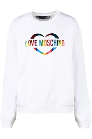 Moschino Donna, Felpe, Bianco, S, new