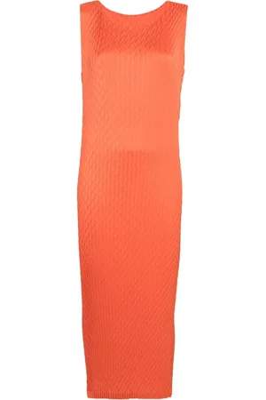 Issey Miyake Donna, Abiti, Arancione, L, new