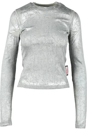 Diesel Donna, Maglie, Grigio, XS, new