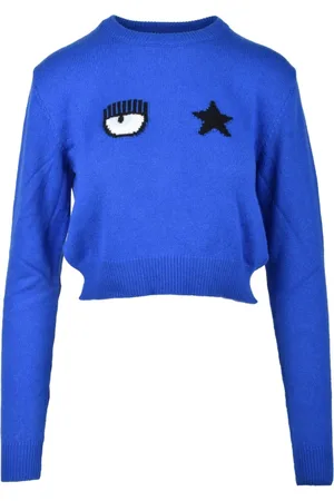 Chiara Ferragni Donna, Maglie, Blu, M, new