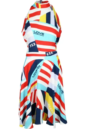 Moschino Donna, Abiti, Multicolore, XS, new