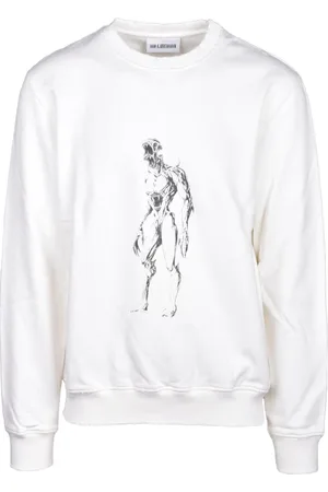 HAN Kjøbenhavn Uomo, Felpe, Bianco, S, new
