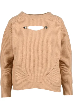ANNA MOLINARI Donna, Maglie, Marrone, S, new