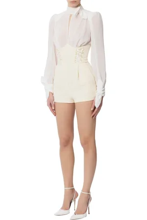 Elisabetta Franchi Donna, Jumpsuits, Bianco, S, new