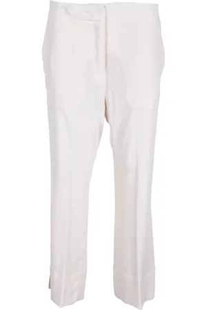 SEMICOUTURE Donna, Pantaloni, Bianco, M, new