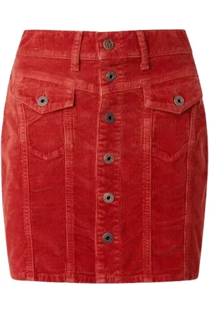 Pepe Jeans Donna, Gonne, Rosso, S, new