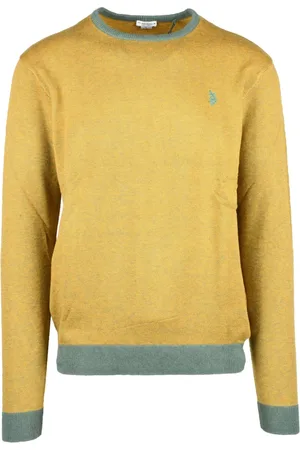 U.S. Polo Assn. Uomo, Maglie, Giallo, L, new