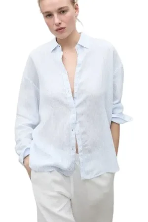 ECOALF Donna, Camicette , Bianco, XS, new