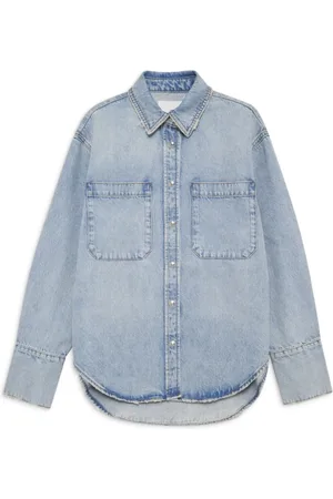 ANINE BING Donna, Camicette , Blu, L, new