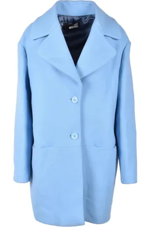 Moschino Donna, Cappotti, Blu, XS, new