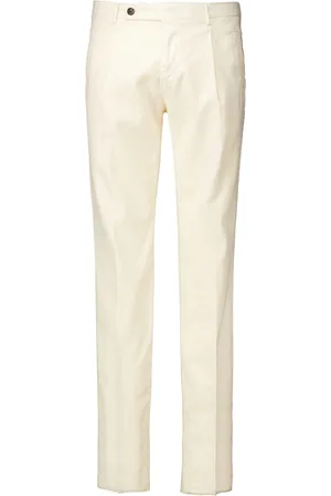 Berwich Uomo, Pantaloni, Bianco, XL, new