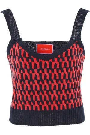 La DoubleJ Donna, Top, Rosso, L, new