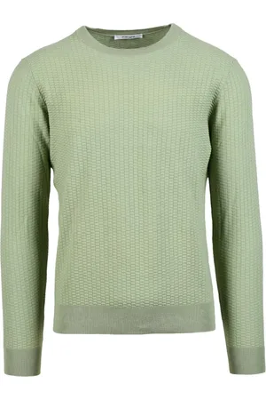 KANGRA CASHMERE Uomo, Maglie, Verde, 4Xl, new