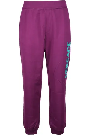 VERSACE Uomo, Pantaloni, Viola, L, new