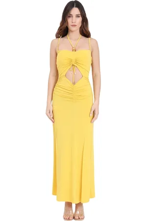 SIMONA CORSELLINI Donna, Abiti, Giallo, L, new